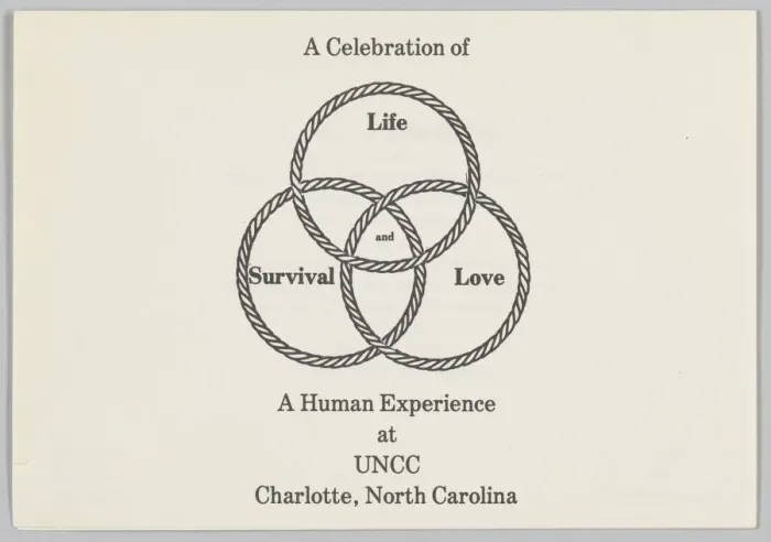 Framed Print : Invitation for a event hosted by the Black Studies Department of UNCC, 1974 Framed Print : Invitation for a event hosted by the Black Studies Department of UNCC, 1974