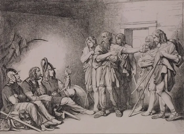 Framed Print : The Invitation of the Varangians, 1832 Framed Print : The Invitation of the Varangians, 1832
