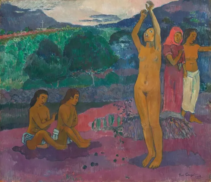 Framed Print : The Invocation, 1903. Creator: Paul Gauguin Framed Print : The Invocation, 1903. Creator: Paul Gauguin