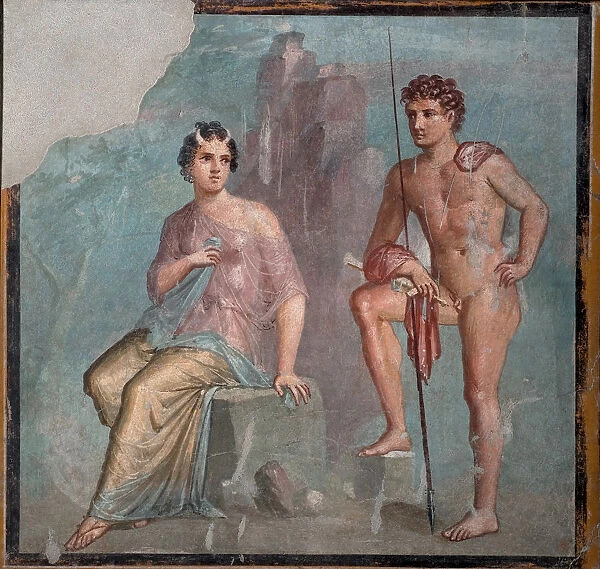 Io and Argus, 1st H. 1st cen. AD. Creator: Roman-Pompeian wall painting