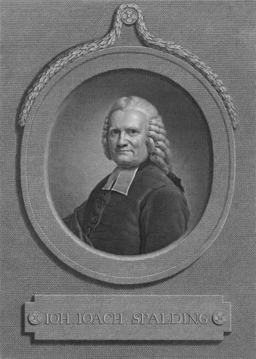 Framed Print : IOH. IOACH. SPALDING, 1778. Artist: Johann Friedrich Bause