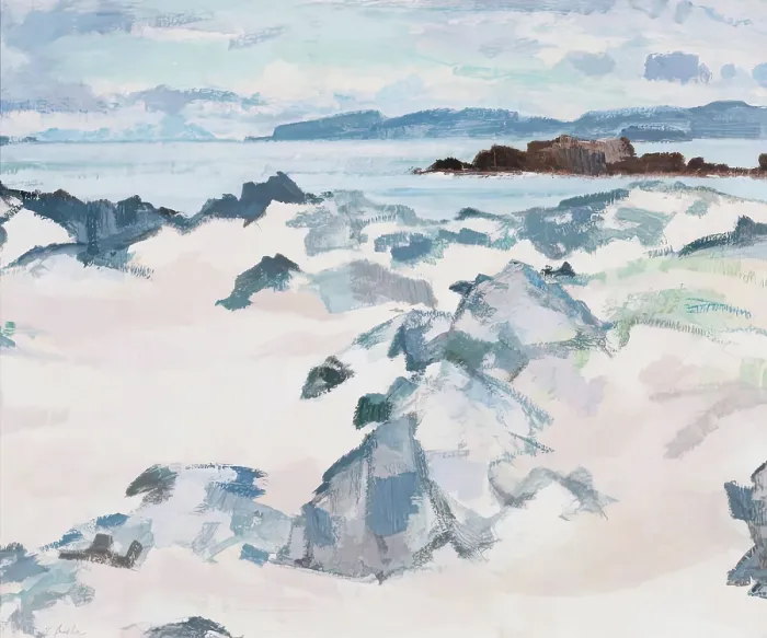 Framed Print : Iona, Grey Day, 1927. Creator: Samuel John Peploe Framed Print : Iona, Grey Day, 1927. Creator: Samuel John Peploe