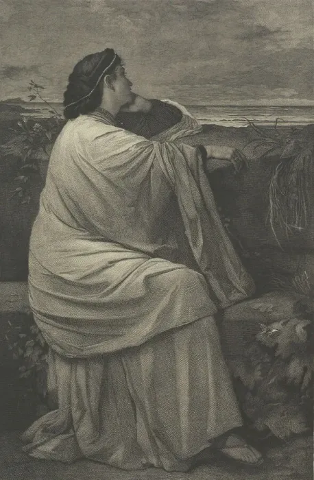 Framed Print : Iphigenia, 1872. Creator: Joseph Friedrich Leopold Framed Print : Iphigenia, 1872. Creator: Joseph Friedrich Leopold
