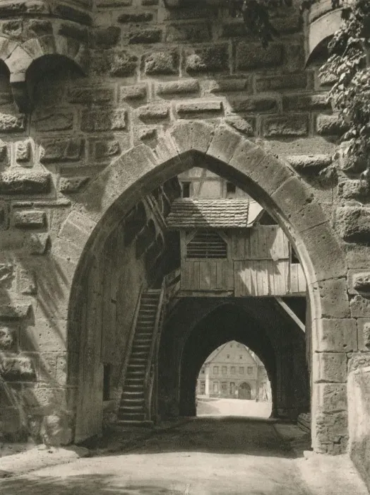 Framed Print : Iphofen - Einersheimer Tor, 1931. Artist: Kurt Hielscher Framed Print : Iphofen - Einersheimer Tor, 1931. Artist: Kurt Hielscher