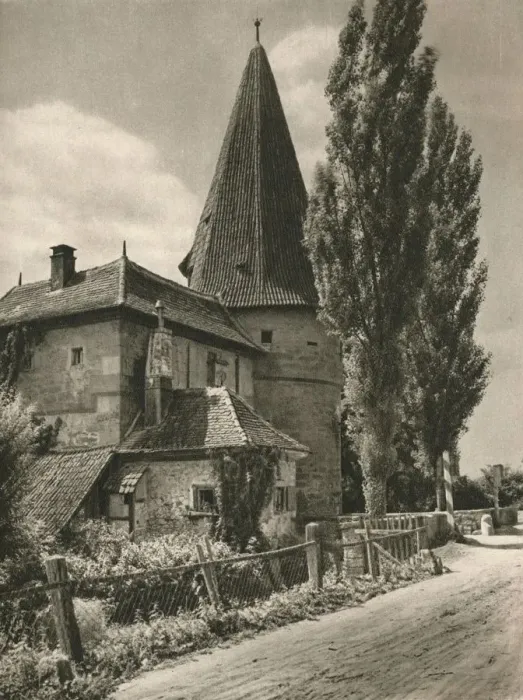Framed Print : Iphofen - Rodelseer Tor, 1931. Artist: Kurt Hielscher Framed Print : Iphofen - Rodelseer Tor, 1931. Artist: Kurt Hielscher