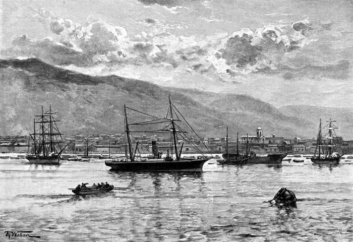 Framed Print : Iquique, Chile, 1895 Framed Print : Iquique, Chile, 1895