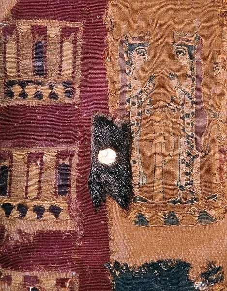 Detail of an Iranian cloth shabrack, found in a Scythian tomb, 5th century BC