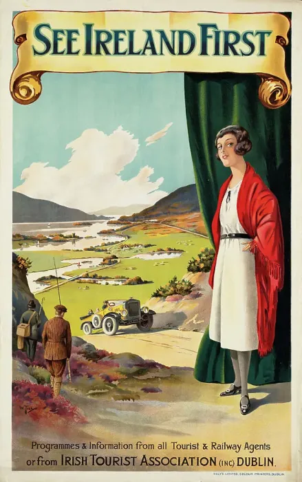 Framed Print : See Ireland First, c. 1925. Creator: Till, Walter (1880-1930) Framed Print : See Ireland First, c. 1925. Creator: Till, Walter (1880-1930)