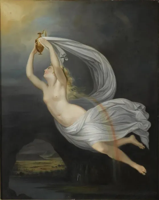 Framed Print : Iris Carrying the Water of the River Styx to Olympus Framed Print : Iris Carrying the Water of the River Styx to Olympus