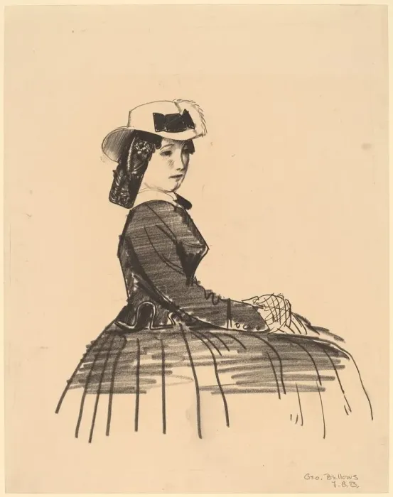 Framed Print : An Irish Girl, 1922. Creator: George Wesley Bellows Framed Print : An Irish Girl, 1922. Creator: George Wesley Bellows