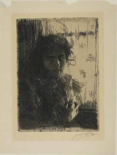 An Irish Girl or Annie, 1894. Creator: Anders Leonard Zorn