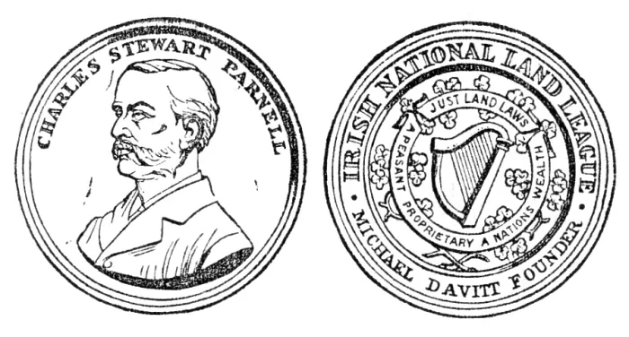 Framed Print : The Irish Land League Badge, 1881. Creator: Unknown Framed Print : The Irish Land League Badge, 1881. Creator: Unknown