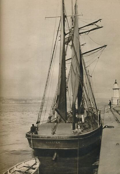 The Irish Minstrel, a wooden three-masted schooner, 1937