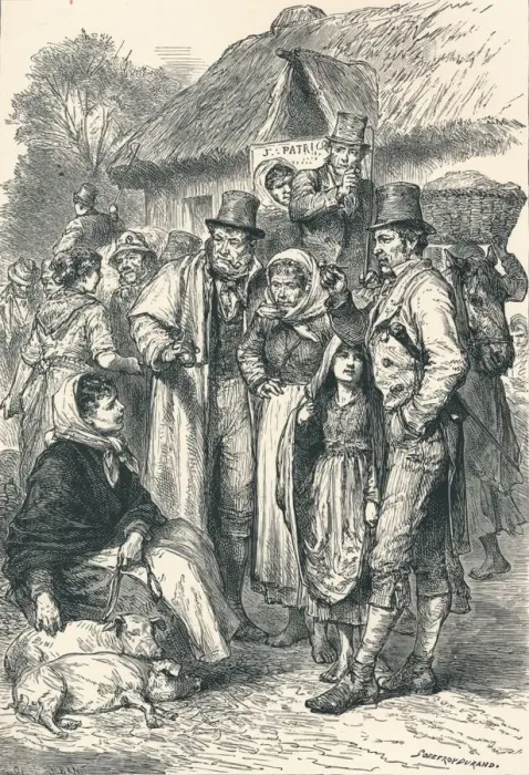 Framed Print : Irish Peasants, 1896 Framed Print : Irish Peasants, 1896