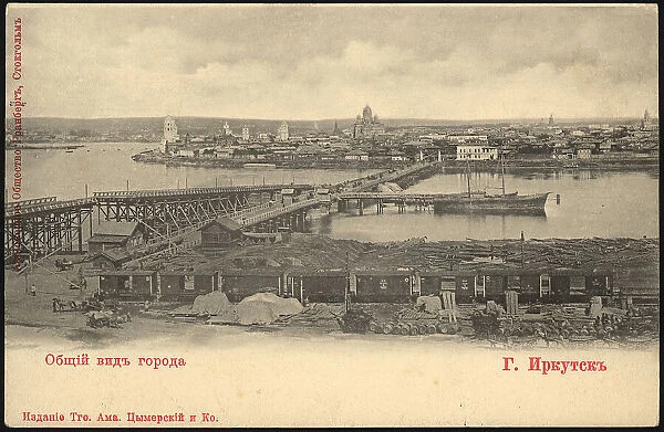 Irkutsk. General View of the City, 1900-1904. Creator: Unknown
