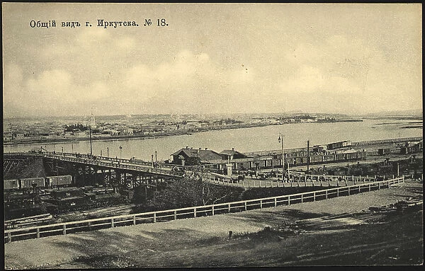 Irkutsk General view of the city of Irkutsk, 1906. Creator: Unknown