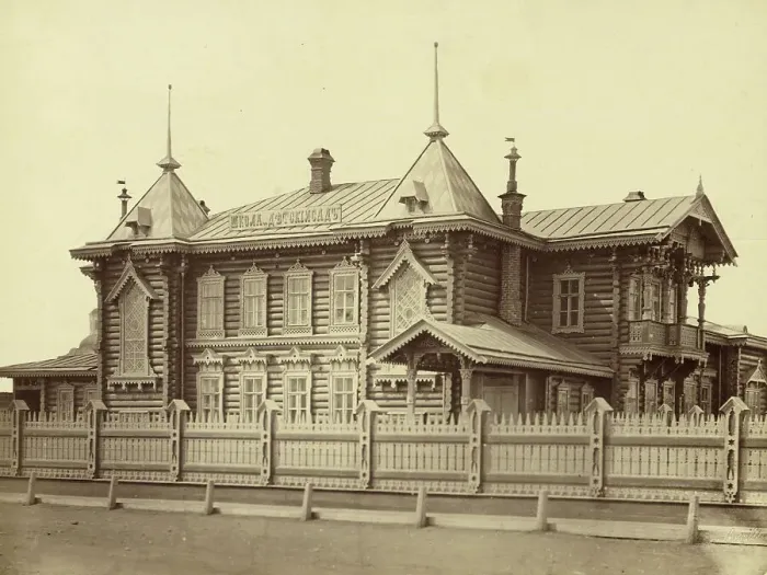 Framed Print : Irkutsk Kindergarten on Amurskaya Street, 1880-1889. Creator: Peter Adamovich Milevskiy Framed Print : Irkutsk Kindergarten on Amurskaya Street, 1880-1889. Creator: Peter Adamovich Milevskiy