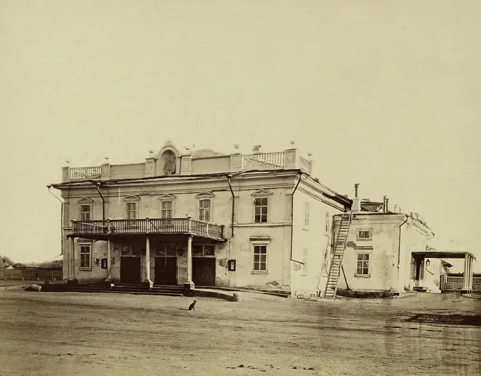 Framed Print : Irkutsk Theatre, 1880-1889. Creator: Peter Adamovich Milevskiy Framed Print : Irkutsk Theatre, 1880-1889. Creator: Peter Adamovich Milevskiy