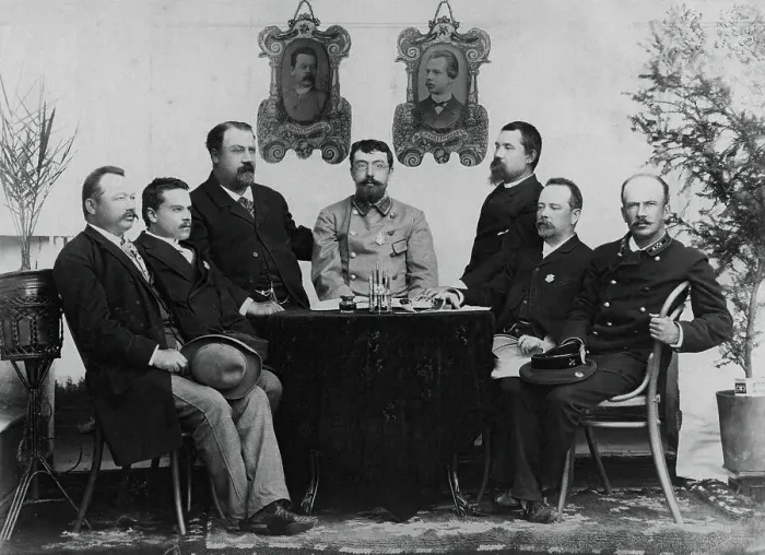 Framed Print : Irkutsk Voluntary Fire Society. Society Council, 1894. Creator: R Prorokov Framed Print : Irkutsk Voluntary Fire Society. Society Council, 1894. Creator: R Prorokov