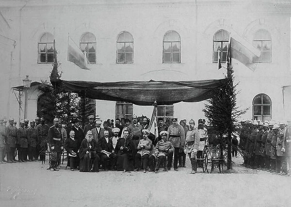 Irkutsk Voluntary Fire Society. Community squad and police team, 1894 Creator: R Prorokov