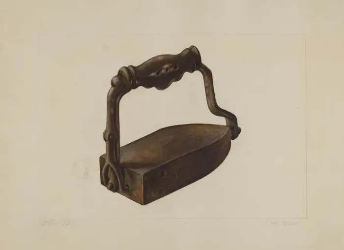 Framed Print : Iron, 1935 / 1942. Creator: A. R. Tolman Framed Print : Iron, 1935 / 1942. Creator: A. R. Tolman