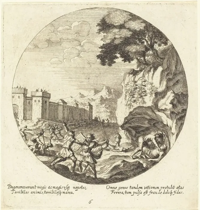 Framed Print : The Iron Age, 1665. Creator: Georg Andreas Wolfgang Framed Print : The Iron Age, 1665. Creator: Georg Andreas Wolfgang