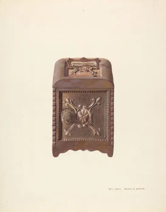 Framed Print : Iron Bank, 1935 / 1942. Creator: Ralph Morton Framed Print : Iron Bank, 1935 / 1942. Creator: Ralph Morton