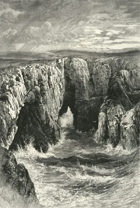 Framed Print : An Iron-Bound Coast, c1870 Framed Print : An Iron-Bound Coast, c1870