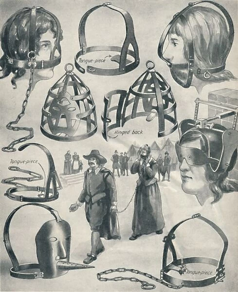 An Iron Bridle for a Scolds Tongue, c1934