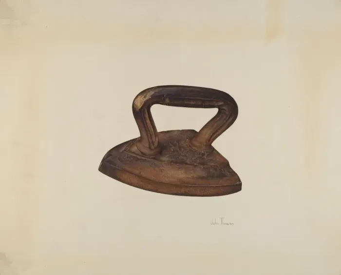 Framed Print : Iron, c. 1938. Creator: John Thorsen Framed Print : Iron, c. 1938. Creator: John Thorsen