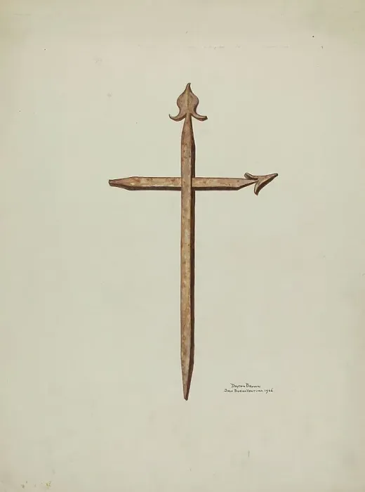 Framed Print : Iron Cross, 1936. Creator: Dayton Brown Framed Print : Iron Cross, 1936. Creator: Dayton Brown