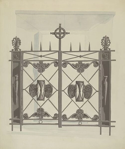 Iron Gate, c. 1936. Creator: Joseph L. Boyd
