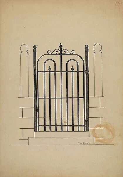Iron Gate, c. 1941. Creator: Clarence W Dawson