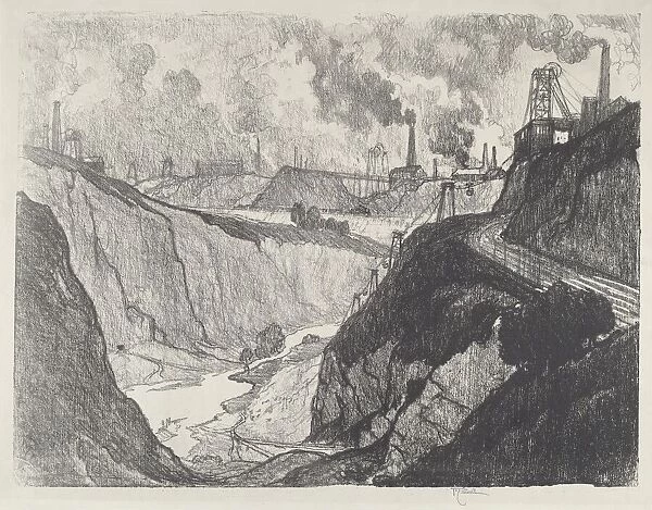 The Iron Mine, 1916. Creator: Joseph Pennell