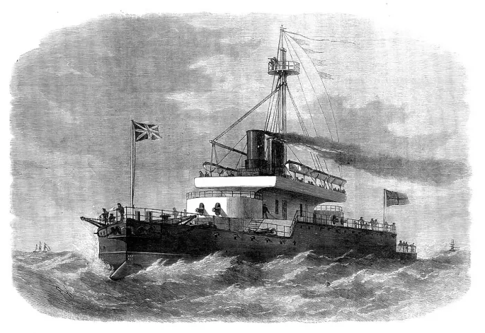 Framed Print : Our Ironclad Fleet: H.M.S. Devastation, 1871. Creator: Unknown Framed Print : Our Ironclad Fleet: H.M.S. Devastation, 1871. Creator: Unknown