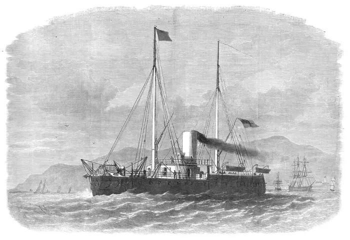 Framed Print : Our ironclad fleet: H.M.S. Hotspur, 1871. Creator: Unknown Framed Print : Our ironclad fleet: H.M.S. Hotspur, 1871. Creator: Unknown