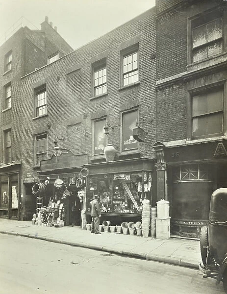 Ironmongers shop on Carnaby Street, London, 1944