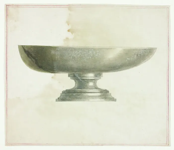 Framed Print : Irregular Green Stone Basin, n.d. Creator: Giuseppe Grisoni Framed Print : Irregular Green Stone Basin, n.d. Creator: Giuseppe Grisoni
