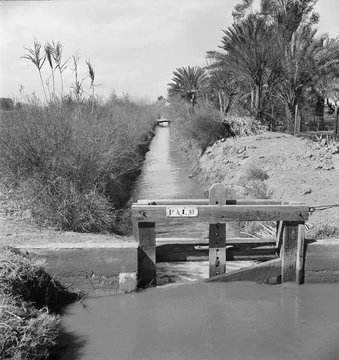 Framed Print : Irrigation ditch along the road, Imperial Valley, California, 1937. Creator: Dorothea Lange Framed Print : Irrigation ditch along the road, Imperial Valley, California, 1937. Creator: Dorothea Lange