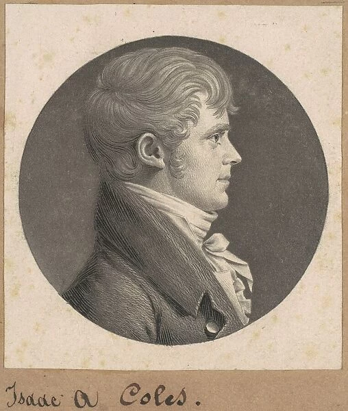 Isaac A. Coles, 1807-1808. Creator: Charles Balthazar Julien Fevret de Saint-Mé