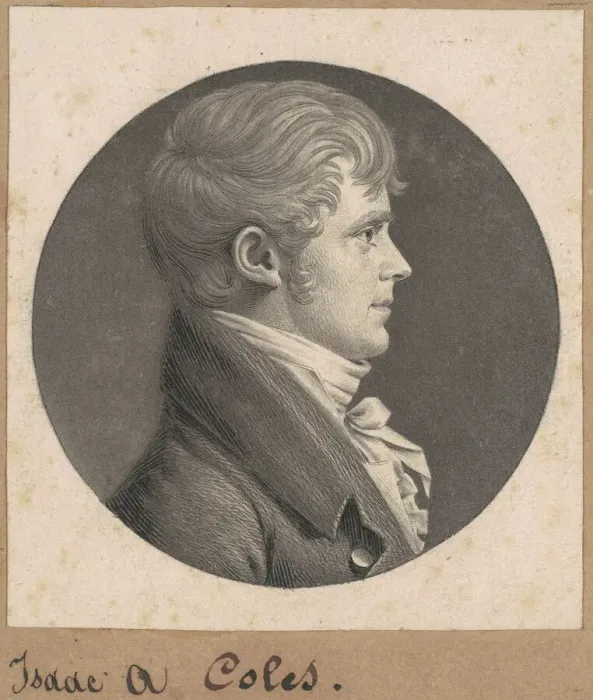 Framed Print : Isaac A. Coles, 1807-1808. Creator: Charles Balthazar Julien Fevret de Saint-Mé Framed Print : Isaac A. Coles, 1807-1808. Creator: Charles Balthazar Julien Fevret de Saint-Mé