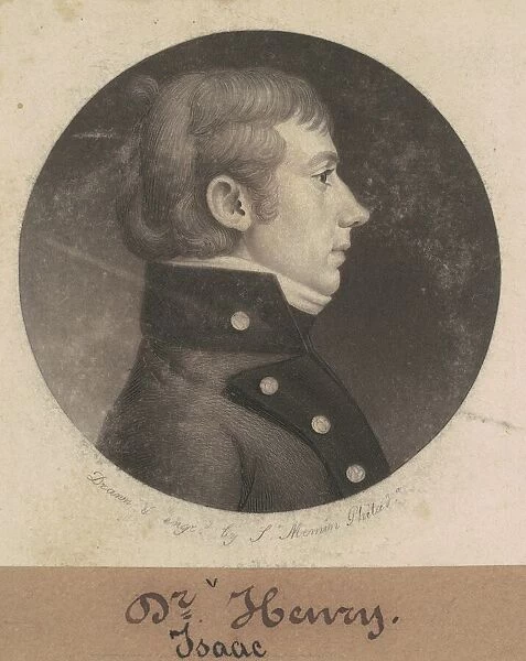Isaac Henry, 1802. Creator: Charles Balthazar Julien Fevret de Saint-Memin