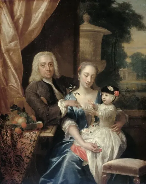 Framed Print : Isaac Parker (1702-1755), his Wife Justina Johanna Ramskrammer (1702-1798) and their Son Willem Alex Creator: Philip Van Dijk Framed Print : Isaac Parker (1702-1755), his Wife Justina Johanna Ramskrammer (1702-1798) and their Son Willem Alex Creator: Philip Van Dijk