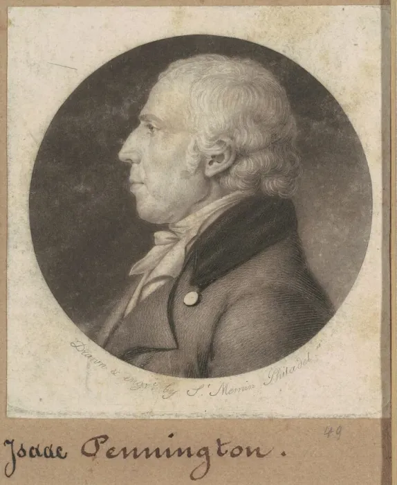 Framed Print : Isaac Penington, 1802. Creator: Charles Balthazar Julien Fevret de Saint-Memin Framed Print : Isaac Penington, 1802. Creator: Charles Balthazar Julien Fevret de Saint-Memin