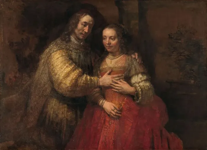 Framed Print : Isaac and Rebecca, Known as ‘The Jewish Bride, c.1665-c.1669. Creator: Rembrandt Harmensz van Rijn Framed Print : Isaac and Rebecca, Known as ‘The Jewish Bride, c.1665-c.1669. Creator: Rembrandt Harmensz van Rijn