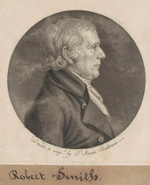 Isaac Smith II, 1803. Creator: Charles Balthazar Julien Fevret de Saint-Memin