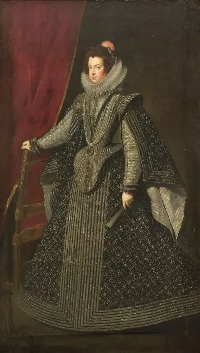 Framed Print : Isabella of Bourbon. First Queen of King Philip IV, 1614-1660. Creator: Diego Velasquez Framed Print : Isabella of Bourbon. First Queen of King Philip IV, 1614-1660. Creator: Diego Velasquez