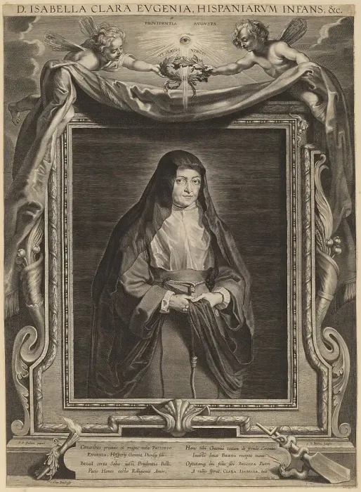 Framed Print : Isabella Clara Eugenia, Infanta of Spain. Creator: Paulus Pontius Framed Print : Isabella Clara Eugenia, Infanta of Spain. Creator: Paulus Pontius
