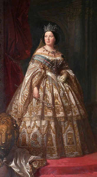 Isabella II (1830-1904), reg. Queen of Spain, married to King Francis of Spain, c19th century. Creator: Anon