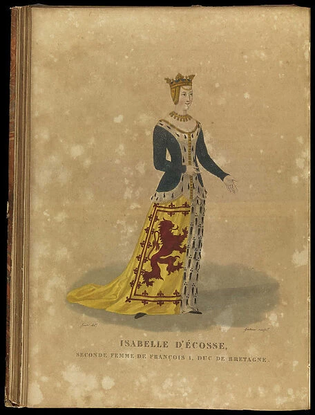 Isabella of Scotland, Duchess of Brittany, Late 18th cent Artist: Gatine, Georges Jacques (1773-1831)
